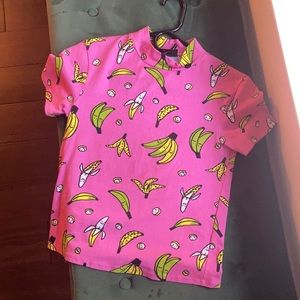 Nooworks mock neck in bananas by gentle thrills
